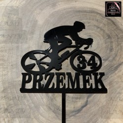 Topper "rowerzysta"