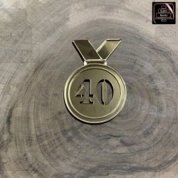 Dekor- medal + cyfra