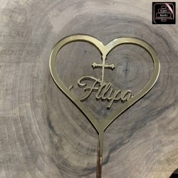 Topper  imię w sercu