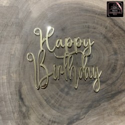 Dekor na bok "Happy Birthday"