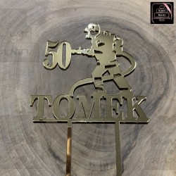 Topper "50 TOMEK" strażak