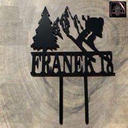 Topper /dekor Franek narciarz