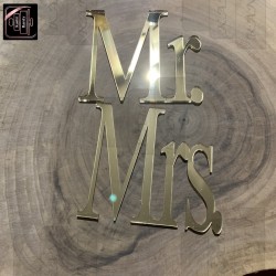Topper /dekor Mr Mrs