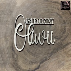 Topper /dekor 18 urodziny...