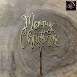 Topper /dekor Merry Christmas