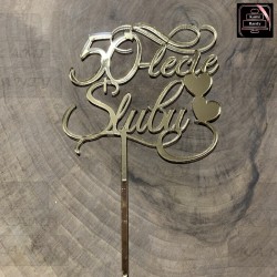 Topper /dekor 50-lecie Ślubu