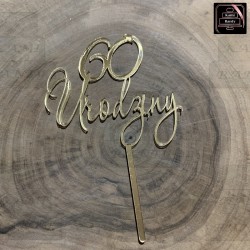 Topper /dekor 60 urodziny