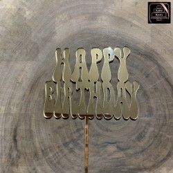 Topper/dekor Happy Birthday