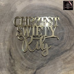 Topper\dekor "Chrzest Święty"