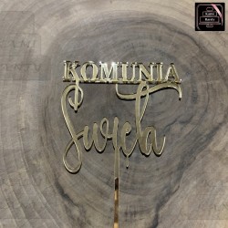 Topper\dekor "Komunia Święta"