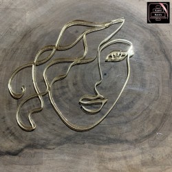 dekor linearny "Twarz Kobiety"