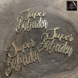 Dekor  Super Babeczka -3 szt.