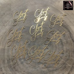 Dekor  papierowy "Chrzest...