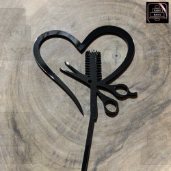 Topper/dekor zestaw fryzjerski