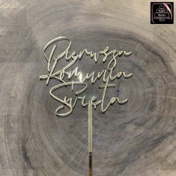 Topper\dekor "Pierwsza...