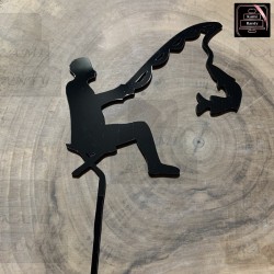 Topper/dekor wędkarz