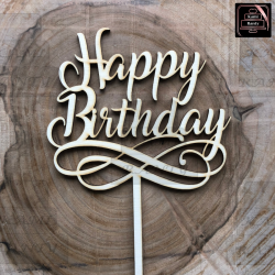 Topper "Happy Birthday"...