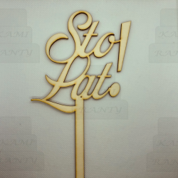 Topper "Sto Lat!"