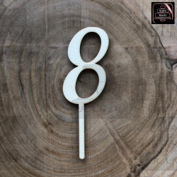 Topper cyfra "8"