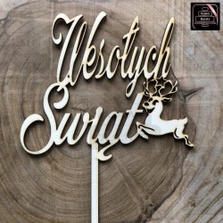 Topper "Wesołych Świąt"...