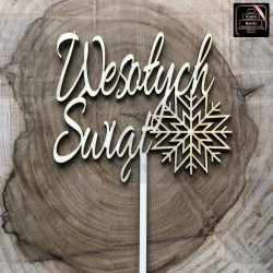 Topper "Wesołych Świąt"...