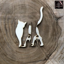 Dekor na bok "Kot szpilka"