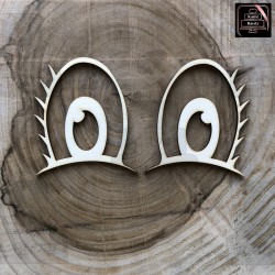 Dekor na bok - oczy 2