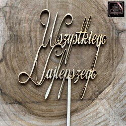 Topper "Wszystkiego...