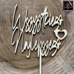 Topper "Wszystkiego...