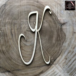 Dekor na bok - inicjał "K"