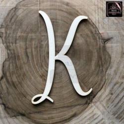 Dekor na bok - inicjał "K"