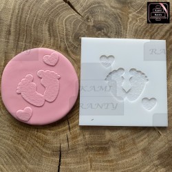 Scrapka - stopy, serca