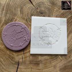 Scrapka "Baby Shower" koło,...