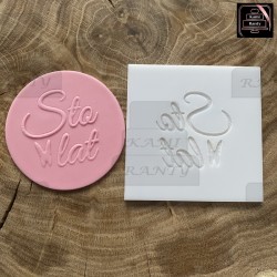 Scrapka "Sto lat" motyl