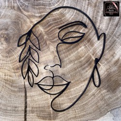 Dekor na bok - twarz motyl