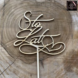 Topper "Sto Lat" ornament