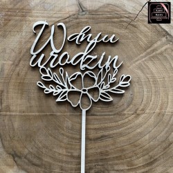 Topper "W dniu urodzin"...