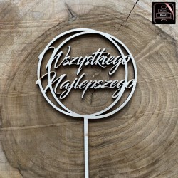 Topper "Wszystkiego...