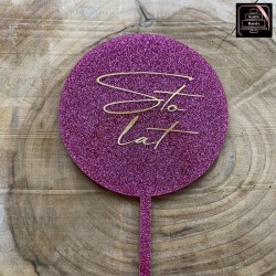 Topper "Sto Lat", handmade