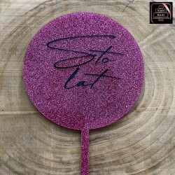 Topper "Sto Lat", handmade