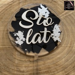 Topper "Sto lat",  handmade