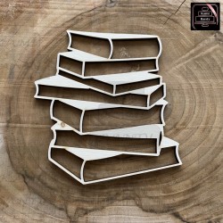 Dekor na bok - książki stos
