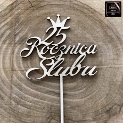 Topper "25 Rocznica Ślubu"...