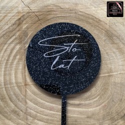 Topper rękodzieło "Sto Lat"