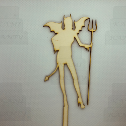 Topper diablica z widłami +...