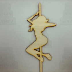 Topper kobieta na rurze +...