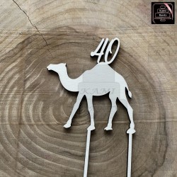 Topper "40"  wielbłąd