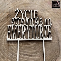 Topper "ŻYCIE zaczyna się...