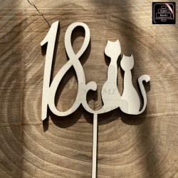 Topper "18" koty