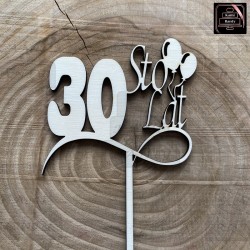 Topper "30 Sto Lat" balony,...